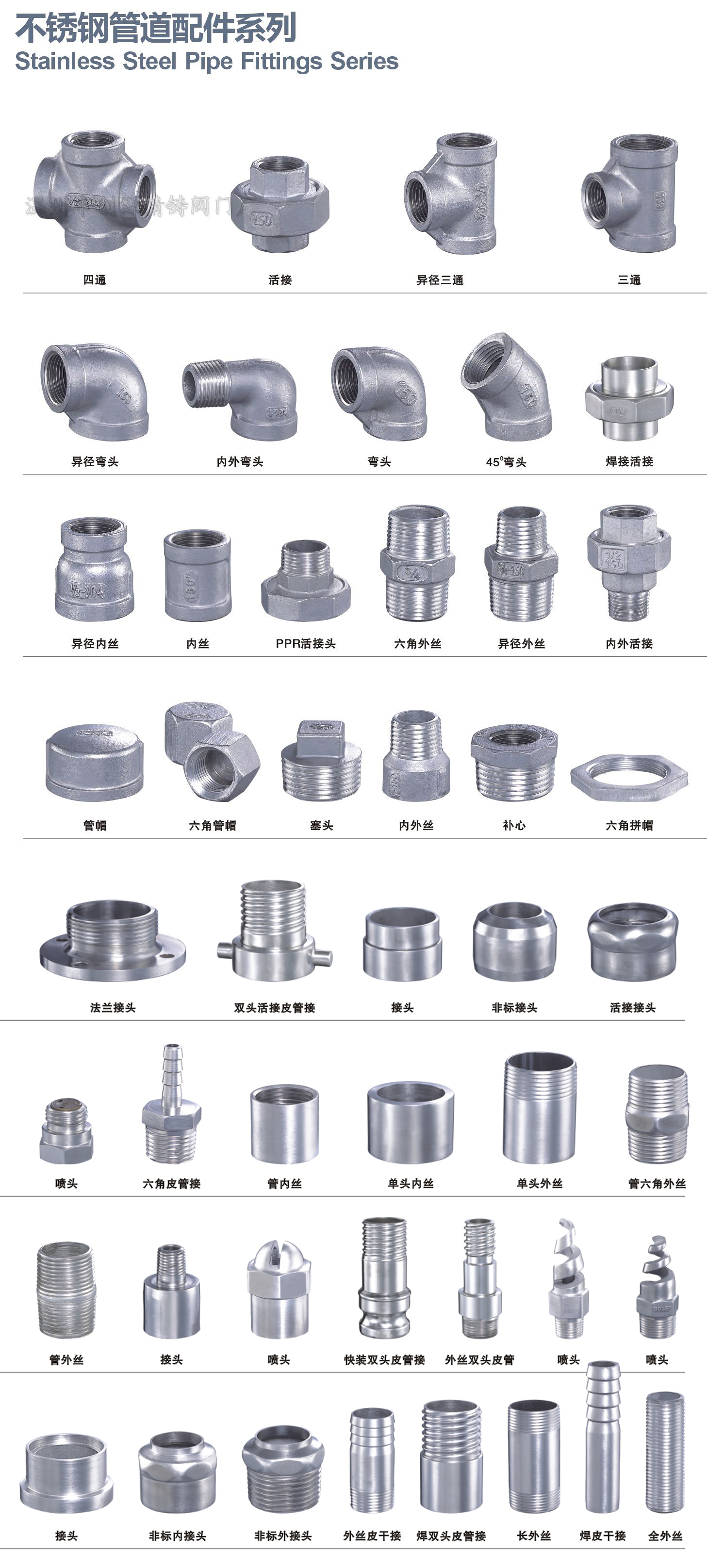 Stainless Steel Pipe Fittings Series
